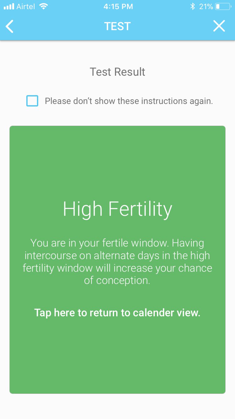 Identifies Up To 6 Fertile Days Identifies Up To 6 Fertile Days